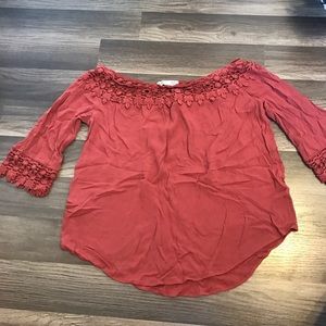 Off the shoulder top